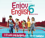 Enjoy English in 6e : 3 CD audio pour la classe